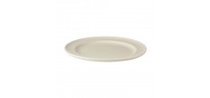 Kitchen Plat Keramisch Bord Glanzend Crèmewit Emaille 21 cm