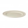 Zie dia Kitchen Plat Keramisch Bord Glanzend Crèmewit Emaille 21 cm