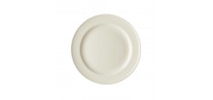 Kitchen Plat Keramisch Bord Glanzend Crèmewit Emaille 21 cm