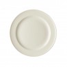 Zie dia Kitchen Plat Keramisch Bord Glanzend Crèmewit Emaille 21 cm
