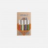 Voir la slide N°112 Coffret de 4 Couteaux Office Inox 10 cm Manche Bois Couleurs Pay