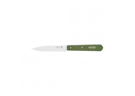 Nr° 112 Officemes RVS lemmet 10 cm Kakigroen Houten Handvat
