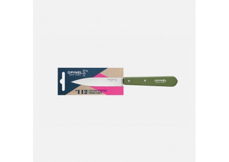 Nr° 112 Officemes RVS lemmet 10 cm Kakigroen Houten Handvat