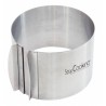 Zie dia Ronde RVS Verstelbare Bakvorm Extra Hoge 12 cm