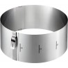 Voir la slide Tondo Clip Cercle Pâtisserie Réglable Inox de Ø16 cm à 30 cm Hauteur 1