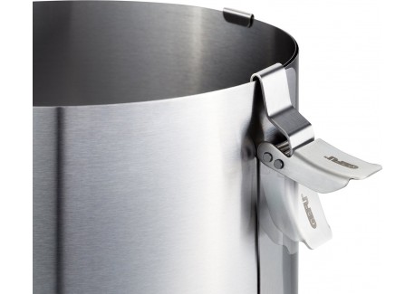 Tondo Clip Cercle Pâtisserie Réglable Inox de Ø16 cm à 30 cm Hauteur 1