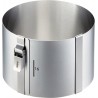 Voir la slide Tondo Clip Cercle Pâtisserie Réglable Inox de Ø16 cm à 30 cm Hauteur 1