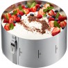 Voir la slide Tondo Clip Cercle Pâtisserie Réglable Inox de Ø16 cm à 30 cm Hauteur 1