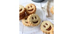 Smile Emporte-pièces Cannelés en Inox pour Biscuits Fourrés Ø5cm 2 Pcs