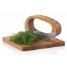 Voir la slide Roccaverde Hachoir à Fines Herbes 3 Lames Inox + Planche à Découper Ac