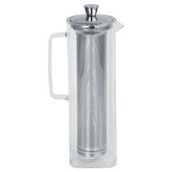Long Island Théière en Verre Transparent avec Filtre Inox Dévissable 1