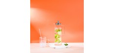 Long Island Theepot van Helder Glas met Afschroefbaar RVS Filter 1,5L