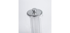 Breakfast Theepot van helder glas met afschroefbaar RVS filter 0,8 L