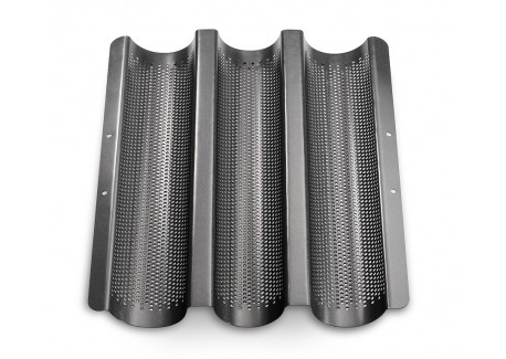 Moule 3 Baguettes Perforé 38 cm