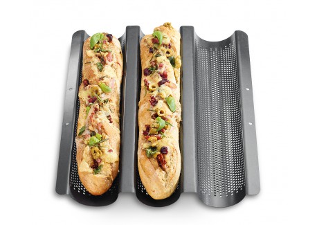 Geperforeerde 3 Stokbroodvorm 38 cm