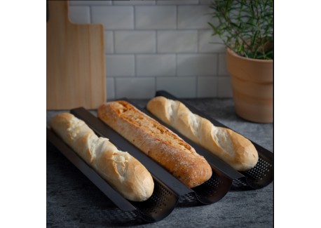 Geperforeerde 3 Stokbroodvorm 38 cm