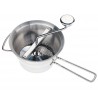 Voir la slide Profi Passe-Vite Inox 20 cm avec 4 disques (1 mm, 2 mm, 3 mm , 5 mm)
