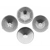 Voir la slide Profi Passe-Vite Inox 20 cm avec 4 disques (1 mm, 2 mm, 3 mm , 5 mm)
