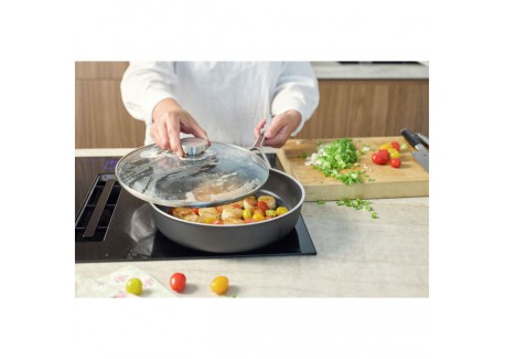 Alu Pro 5 Ceraforce Hoge Antiaanbak Keramische Koekenpan 28 cm + Dekse