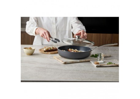 Alu Pro 5 Ceraforce Poêle Antiadhésive Bord Haut Céramique 28 cm +Couv