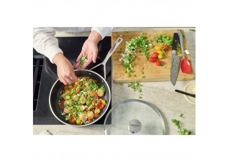 Alu Pro 5 Ceraforce Hoge Antiaanbak Keramische Koekenpan 28 cm + Dekse