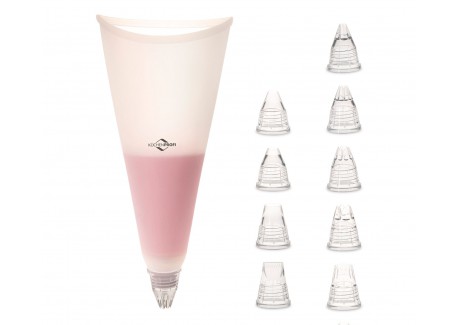 Bake Set Spuitzak met Spuitmondjes 10 dlg