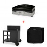 Voir la slide Starterspack Plancha Gaz Signature Allure Fonte 260 Duo + Desserte
