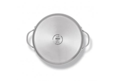 Cicla 3 Gerecycleerde RVS Sauteerpan met Deksel 28 cm 5,1 l