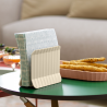 Voir la slide Paestum Arca Porte-Serviettes de Table Vertical 15x12x6 cm Vert Thym
