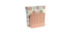 Paestum Arca Porte-Serviettes de Table Vertical 15x12x6 cm Rose Terrac