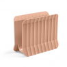 Zie dia Paestum Arca Verticale Servethouder 15x12x6 cm Roze Terracotta
