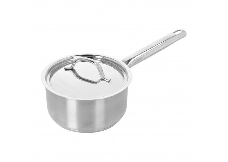 Resto 3 Poêlon Inox 16 cm 1,5 L avec Couvercle