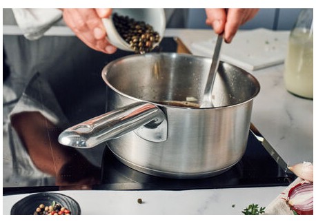 Resto 3 RVS Steelpan 16 cm 1,5 L met Deksel