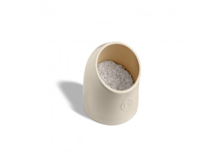 Main à Sel et Sel de Guérande Céramique 15,5 x 11 cm Argile Blanc Cass