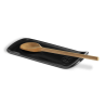 Voir la slide Repose Cuillère Céramique Rectangulaire 23x10,5 cm Noir Mat Truffe