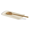 Zie dia Rechthoekige Keramische Lepelhouder 23x10,5 cm Argile Gebroken Wit