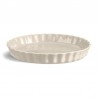 Zie dia Ronde keramische taartvorm 28x4 cm 1,4 L Argile Gebroken Wit