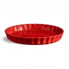Zie dia Ronde keramische taartvorm 28x4 cm 1,4 L Grand Cru Rood