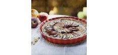 Ronde keramische taartvorm 28x4 cm 1,4 L Grand Cru Rood