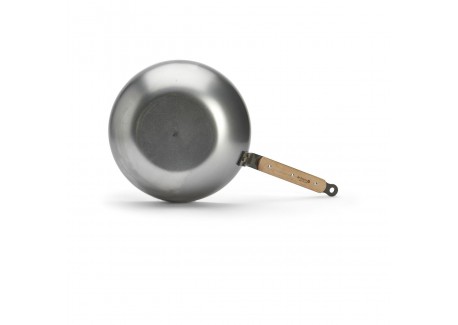 Mineral B Stalen Wok 28 cm met Houten Handvat