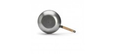 Mineral B Wok en Acier 28 cm avec Poignée en Bois