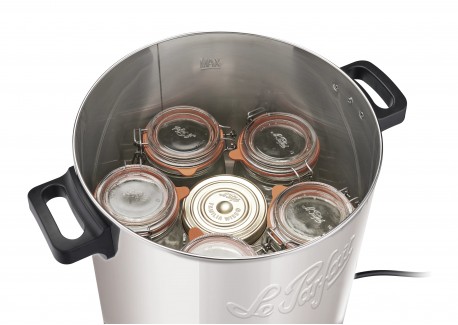 Stérilisateur Inox à Bocaux Electrique et Automatique 23L avec Minuter