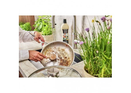 Crème Nettoyante pour Batterie de Cuisine Casserole et Poêle en Acier