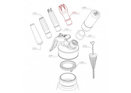 Tulip Spuitmondje voor Slagroomsifon Gourmet/Thermo Whip Plus