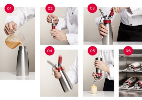 Siphon de Cuisine Inox 50 cl Thermo Whip Plus