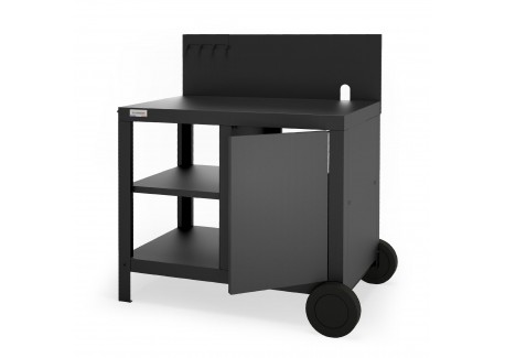 Desserte Chariot pour Plancha Signature Allure Noir Mat
