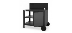 Desserte Chariot pour Plancha Signature Allure Noir Mat
