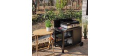 Desserte Chariot pour Plancha Signature Allure Noir Mat