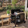 Voir la slide Desserte Chariot pour Plancha Signature Allure Noir Mat