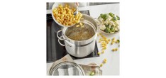 Resto 3 RVS Steelpan 16 cm 1,5 L met Deksel